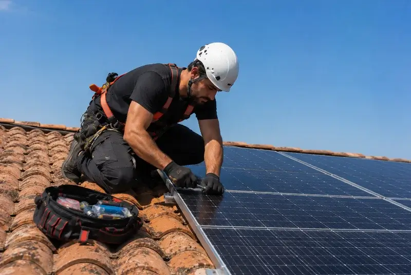Maintenance et monitoring de panneaux solaires à Allevard